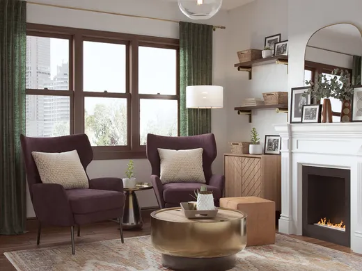 Living Room · Bohemian designed by Emily