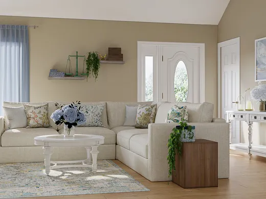 Living Room · Farmhouse designed by Dulce
