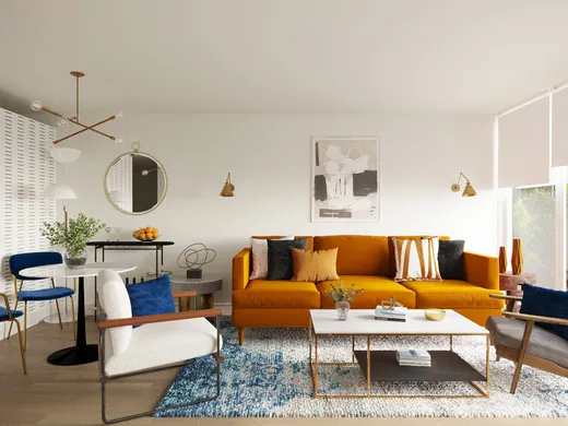 Living Room · Modern designed by Rocio