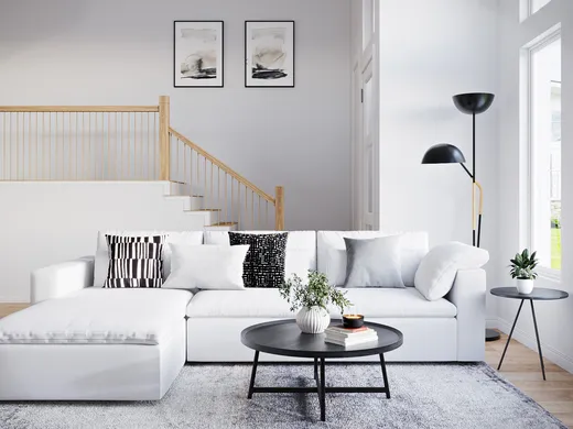 Living Room · Contemporary designed by Jazmin