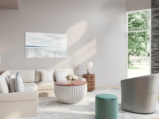 Living Room · Coastal designed by Priscila
