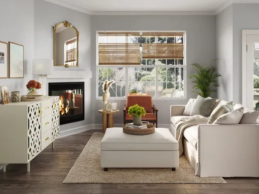 Living Room · Contemporary designed by Rachel