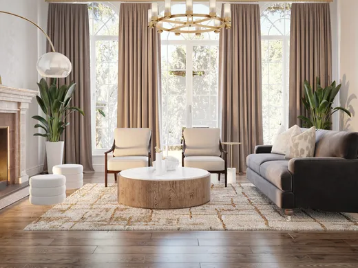 Living Room · Contemporary designed by Denise
