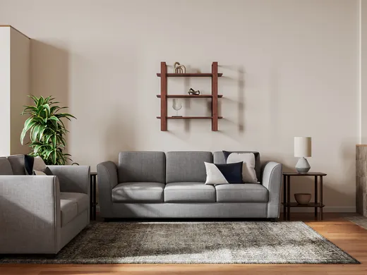 Living Room · Midcentury Modern designed by Mariana