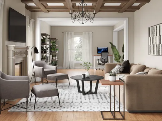Living Room · Contemporary designed by Jazmin