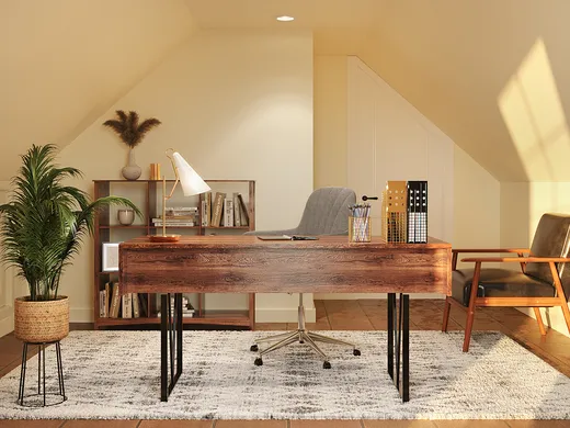 Office · Midcentury Modern designed by Eleasud