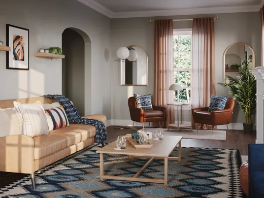 Living Room · Bohemian designed by Paro