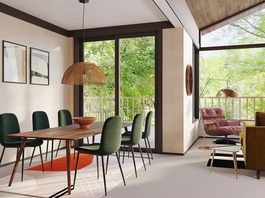 Living Room · Eclectic designed by Priscila