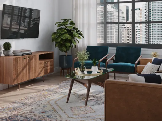 Living Room · Eclectic designed by Paro