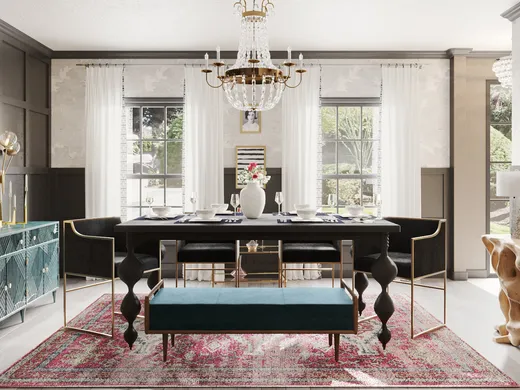 Dining Room · Eclectic designed by Annie