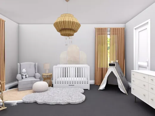 Nursery · Rustic designed by Amanda