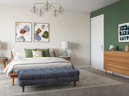 Bedroom designed by Rachel