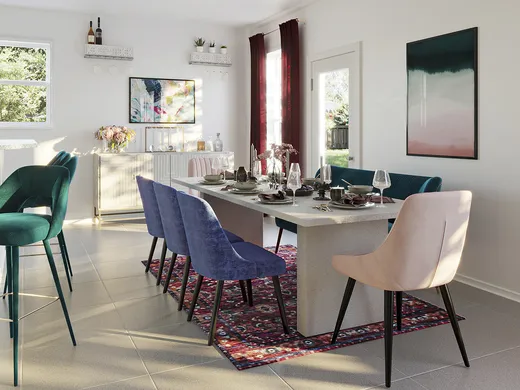 Living Room · Eclectic designed by Briana