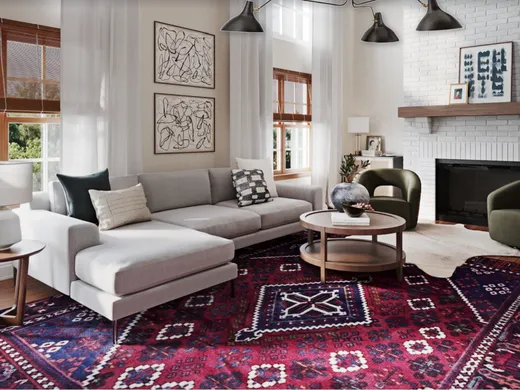 Living Room · Contemporary designed by Jodi
