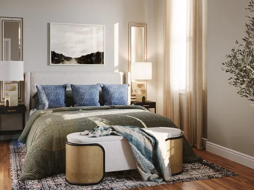 Bedroom designed by Rachel