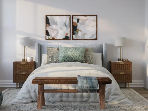 Bedroom designed by Rachel