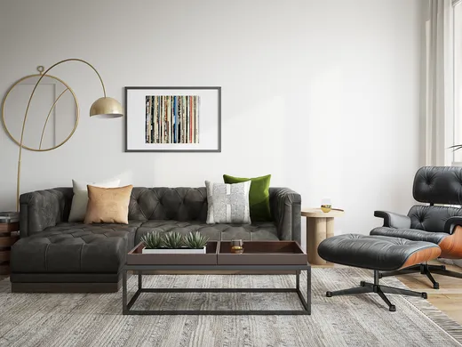 Living Room · Industrial designed by Angie