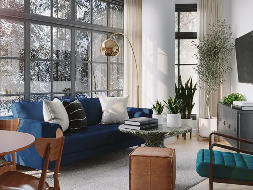 Living Room · Bohemian designed by Vye