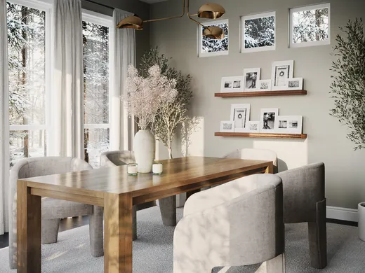 Dining Room · Contemporary designed by Carol