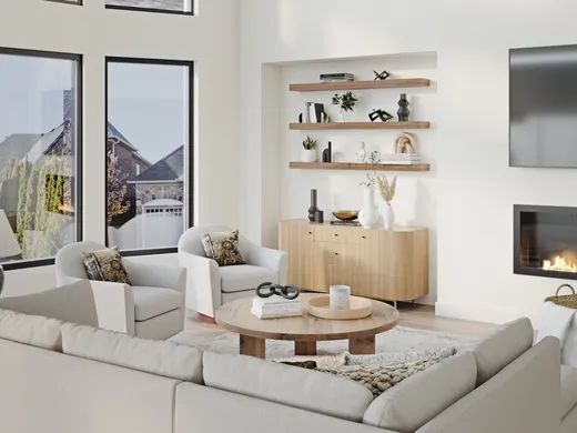 Living Room · Contemporary designed by Isabel