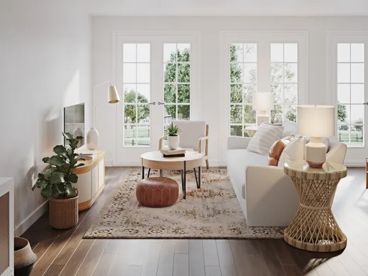 Living Room · Eclectic designed by Monica