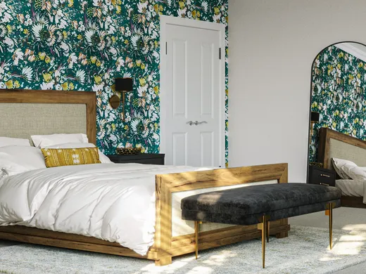 Bedroom · Eclectic designed by Haley