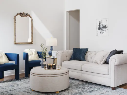 Living Room · Contemporary designed by Isabel