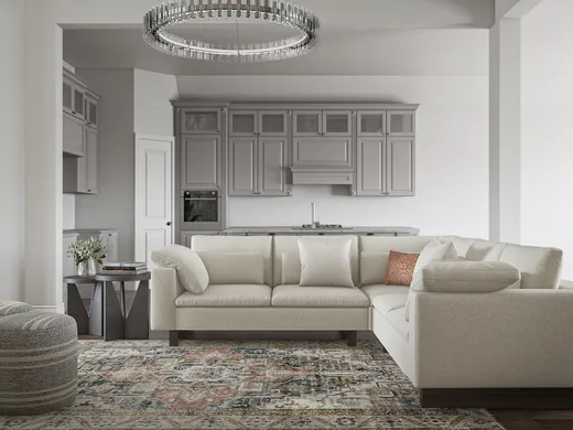 Living Room · Glam designed by Haley