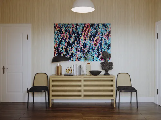 Entryway · Contemporary designed by Havenly