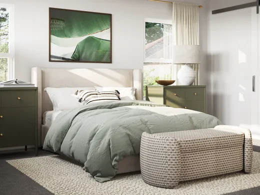 Bedroom · Glam designed by Haley