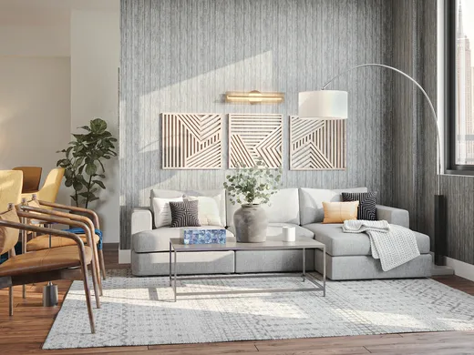 Living Room · Modern designed by Havenly