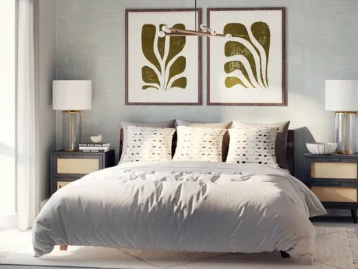 Bedroom designed by Rachel