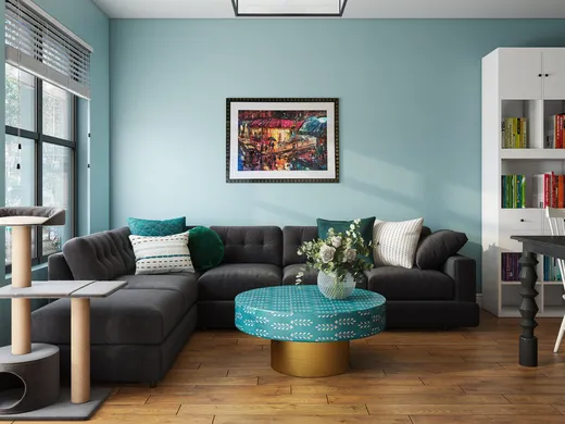 Living Room · Eclectic designed by Maria