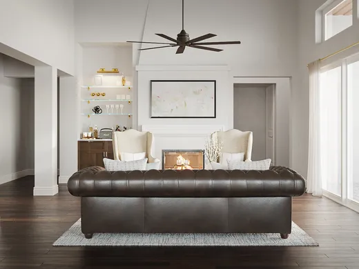 Living Room · Transitional designed by Briana