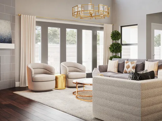 Living Room · Modern designed by Haley