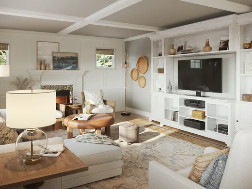Living Room · Coastal designed by Allison