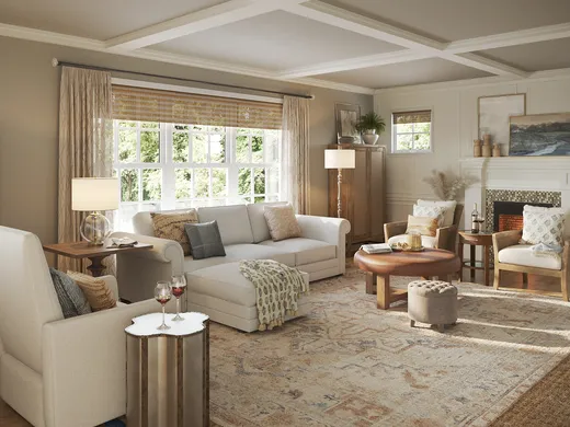 Living Room · Coastal designed by Allison