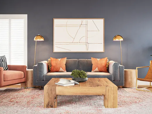 Living Room · Contemporary designed by Joe