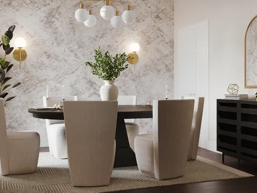 Dining Room · Transitional designed by Haley