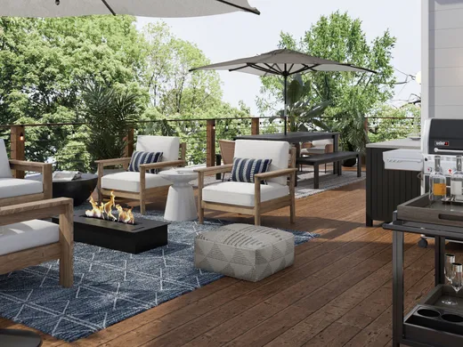 Outdoor Space designed by Olga
