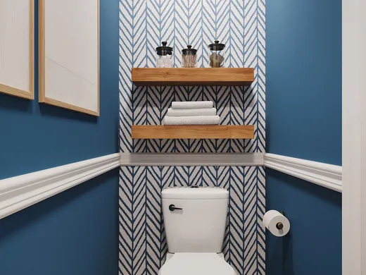 Bathroom · Contemporary designed by Haley