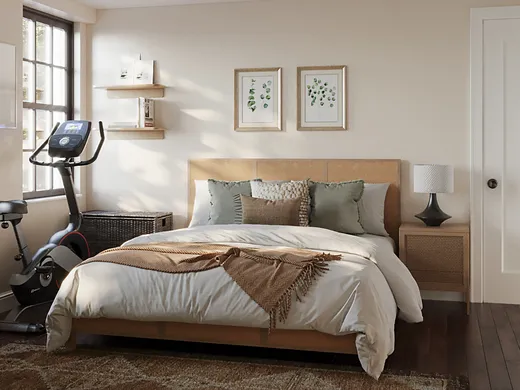 Bedroom · Bohemian designed by Havenly