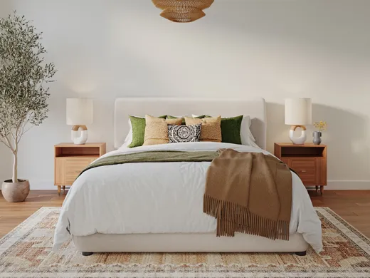 Bedroom · Eclectic designed by Havenly