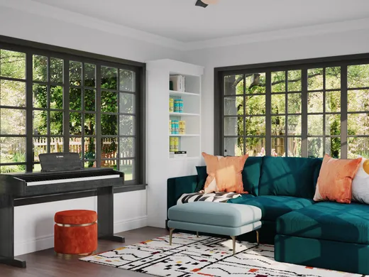 Living Room · Contemporary designed by Ashley