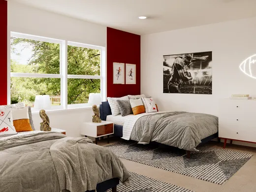 Bedroom · Contemporary designed by Ashley