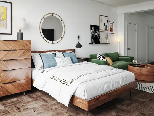Bedroom · Bohemian designed by Angie