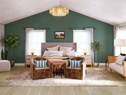Bedroom designed by Olga