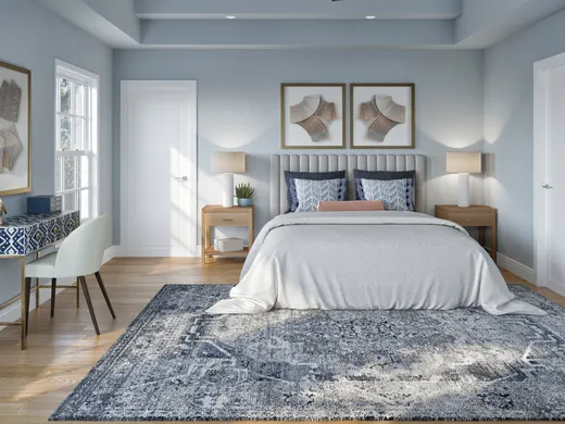 Bedroom · Transitional designed by Heather