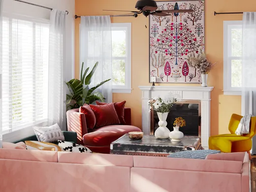 Living Room · Bohemian designed by Isabel