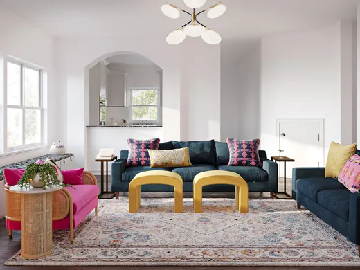 Living Room · Eclectic designed by Marisa
